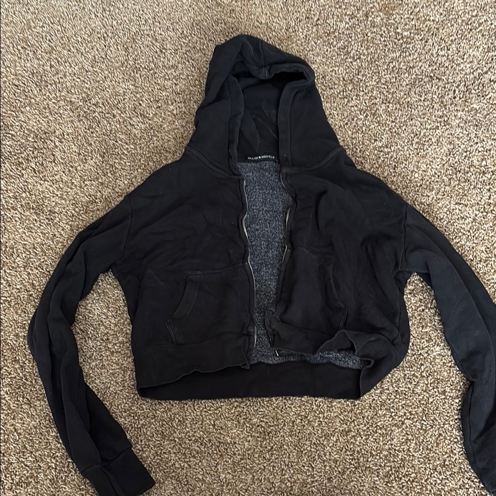 Women's Black Hoodie Jacket